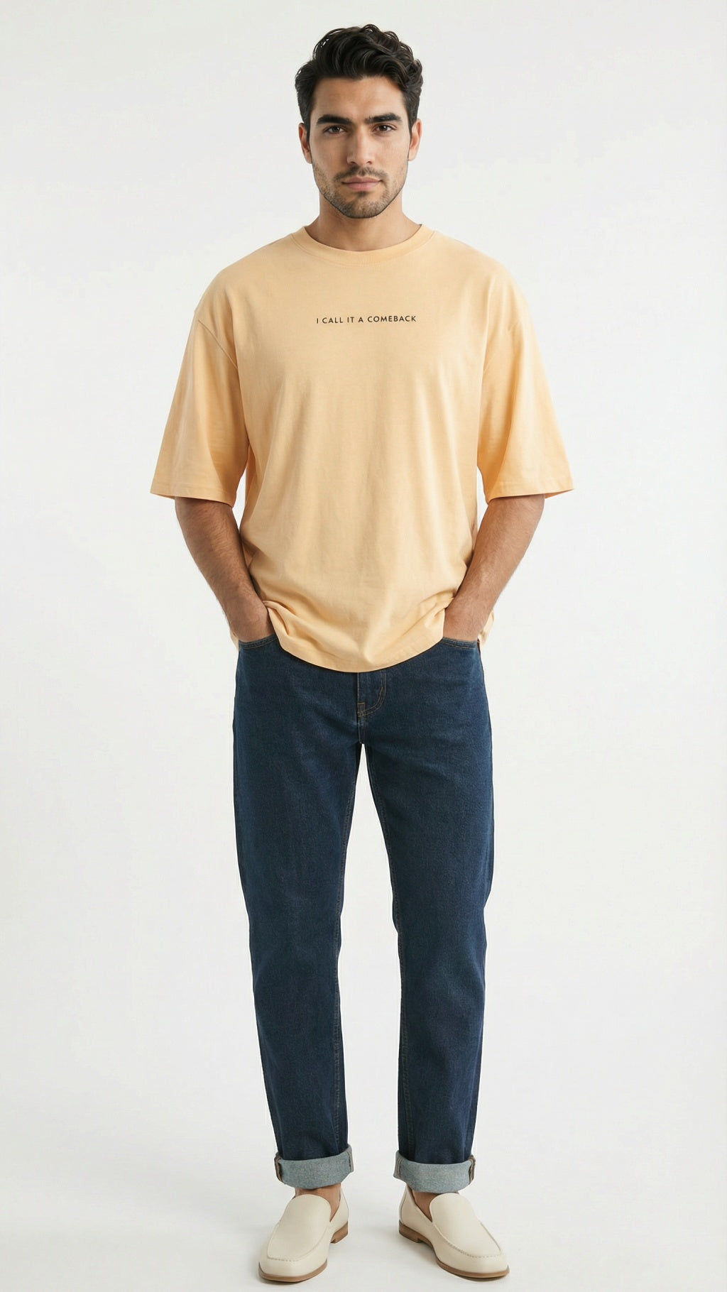 Unisex Natural Dye Sohrai 'ComeBack' Tee Harvest Yellow